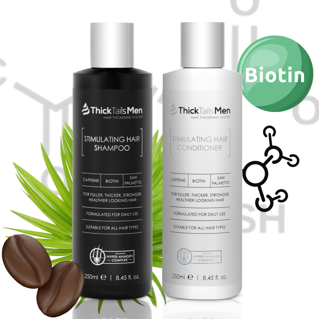 ThickTails Men's Stimulating Hair Growth Shampoo & Conditioner Dual Pack