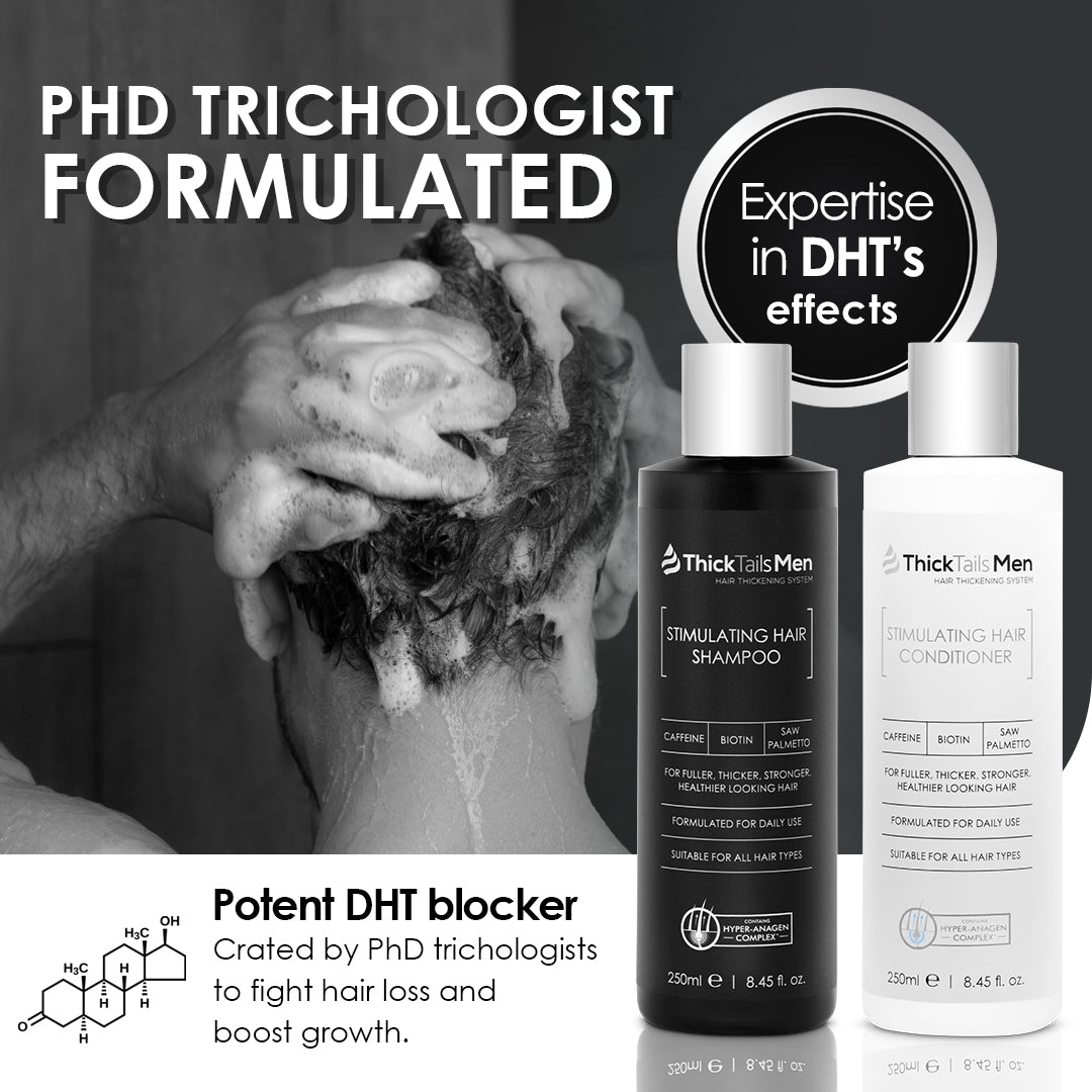 ThickTails Men's Stimulating Hair Growth Shampoo & Conditioner Dual Pack